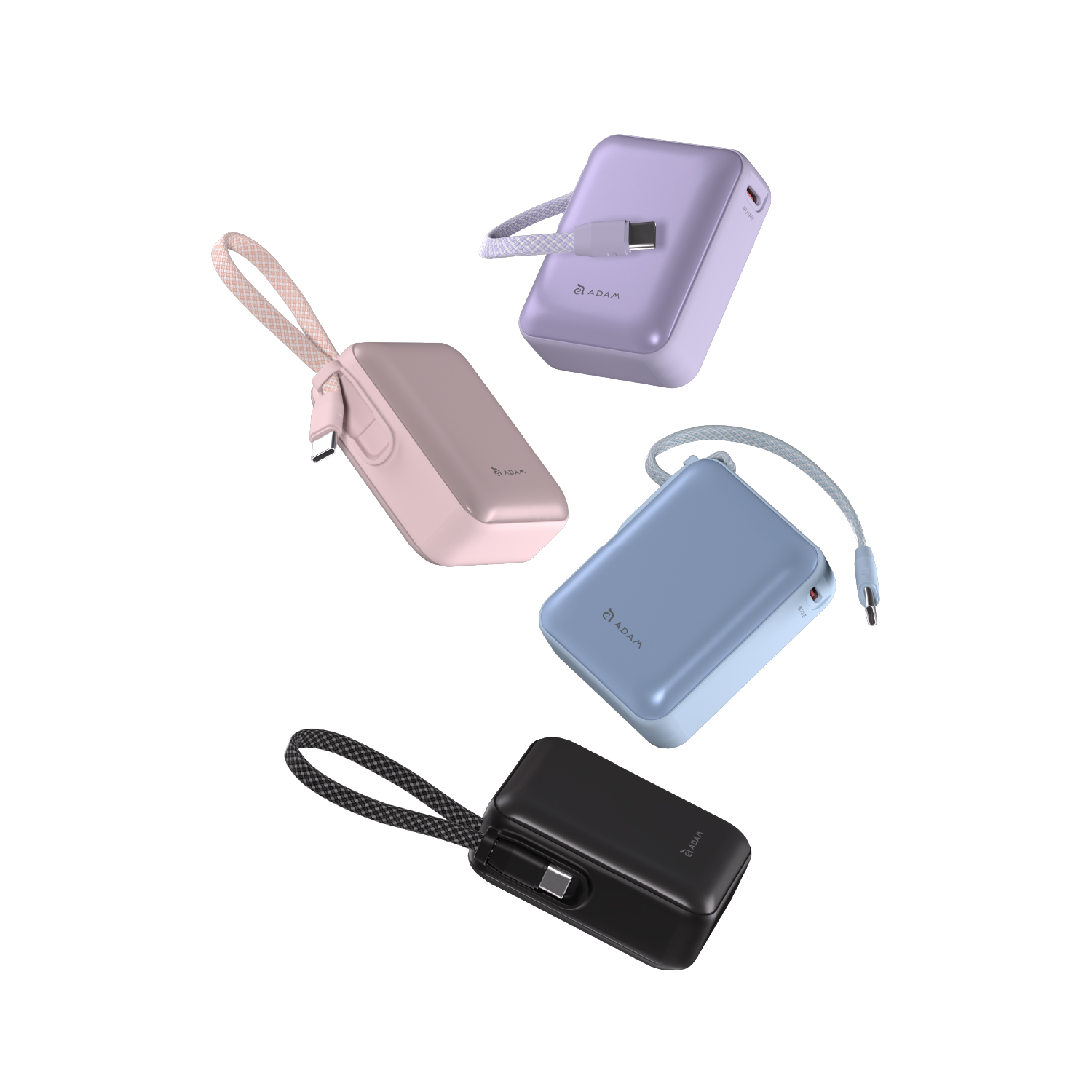 【WBC棒球月-加碼點數6倍送】【二入組】VIONTA Q 輕巧款自帶線行動電源 (有標示Wh/3C認證/可上飛機)