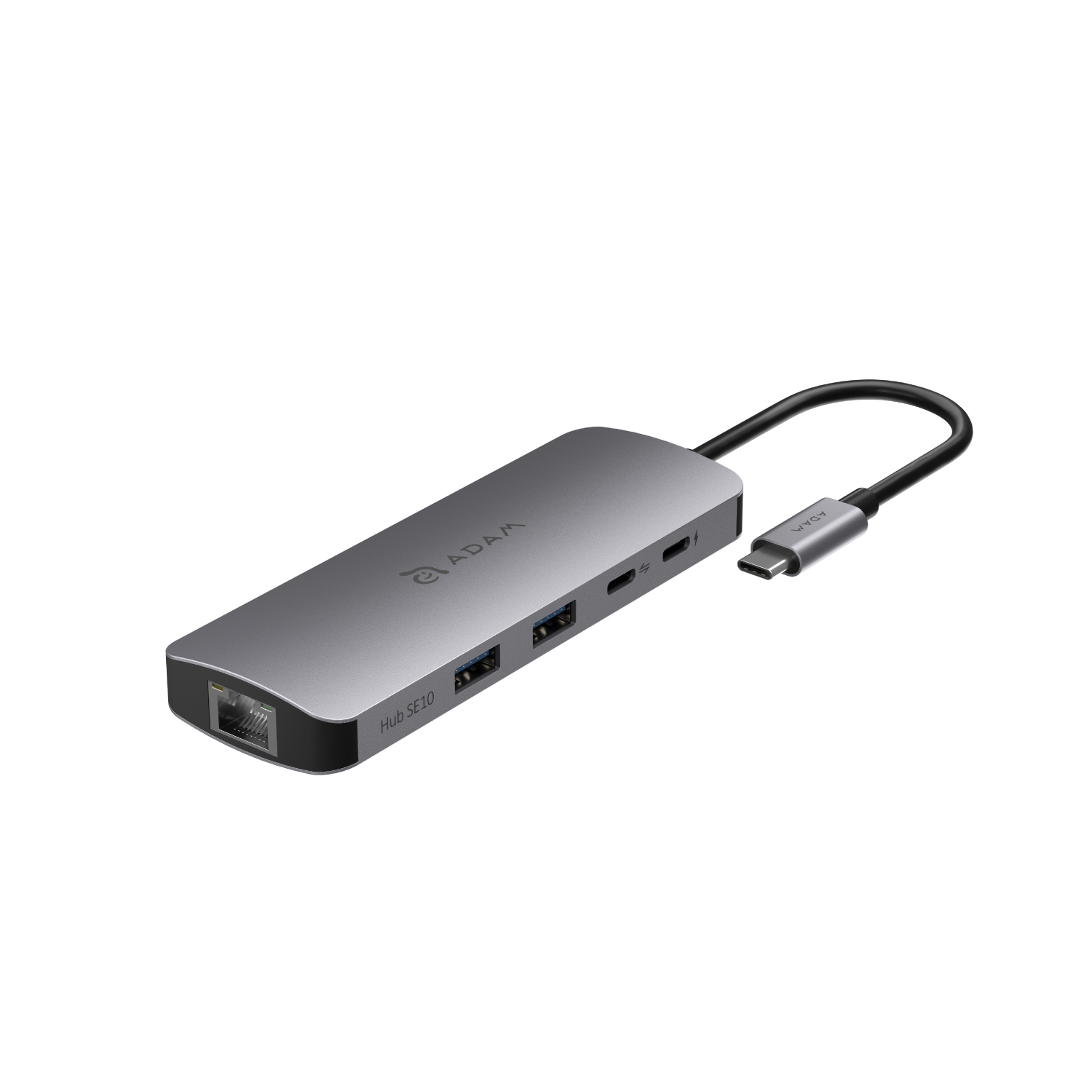 Hub SE10 USB-C 十合一多功能集線器_GaN Hub 65W 氮化鎵影像傳輸電源供應器
