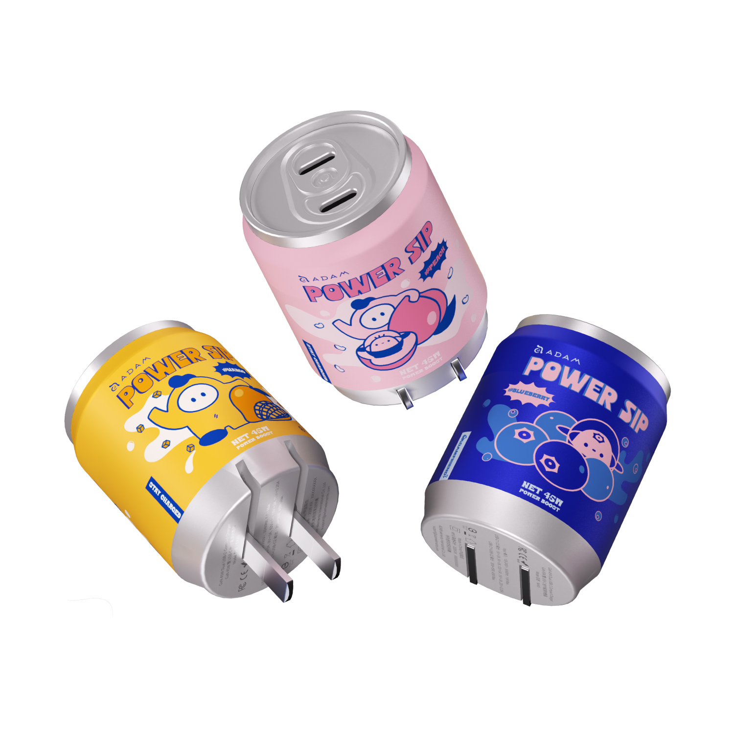 MAG 25 Qi2 25W 二合一 口袋型無線充電座_NX45 GaN 45W 雙USB-C迷你電源供應器_iLinio E100 USB-C 100W 磁吸充電線